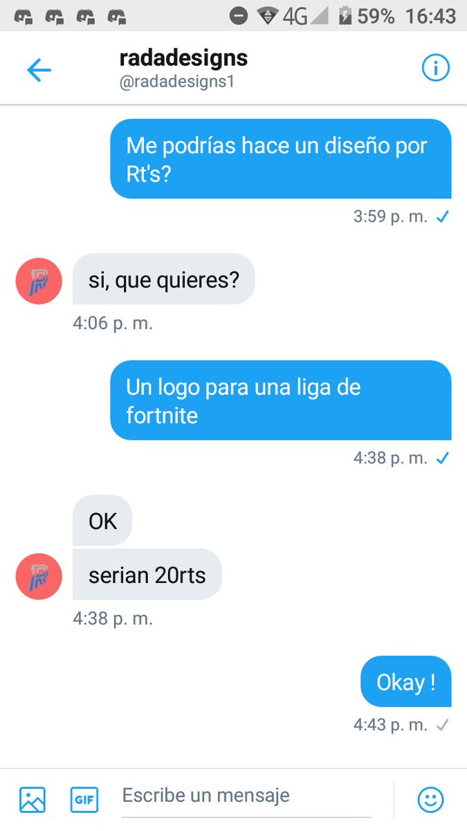 20 RT's para que el crack @radadesigns1 nos haga un logo!