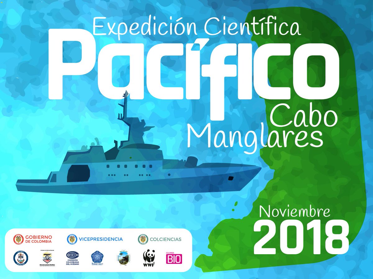 Dimarcolombia's tweet photo. Un grupo de investigadores del Centro de Investigaciones Oceanográficas e Hidrográficas del #Pacífico de @Dimarcolombia, participan en la Primera #ExpediciónPacífico2018, que zarpará el día de hoy desde Puerto Hondo, en #Tumaco. https://t.co/g8nBAhG4ew