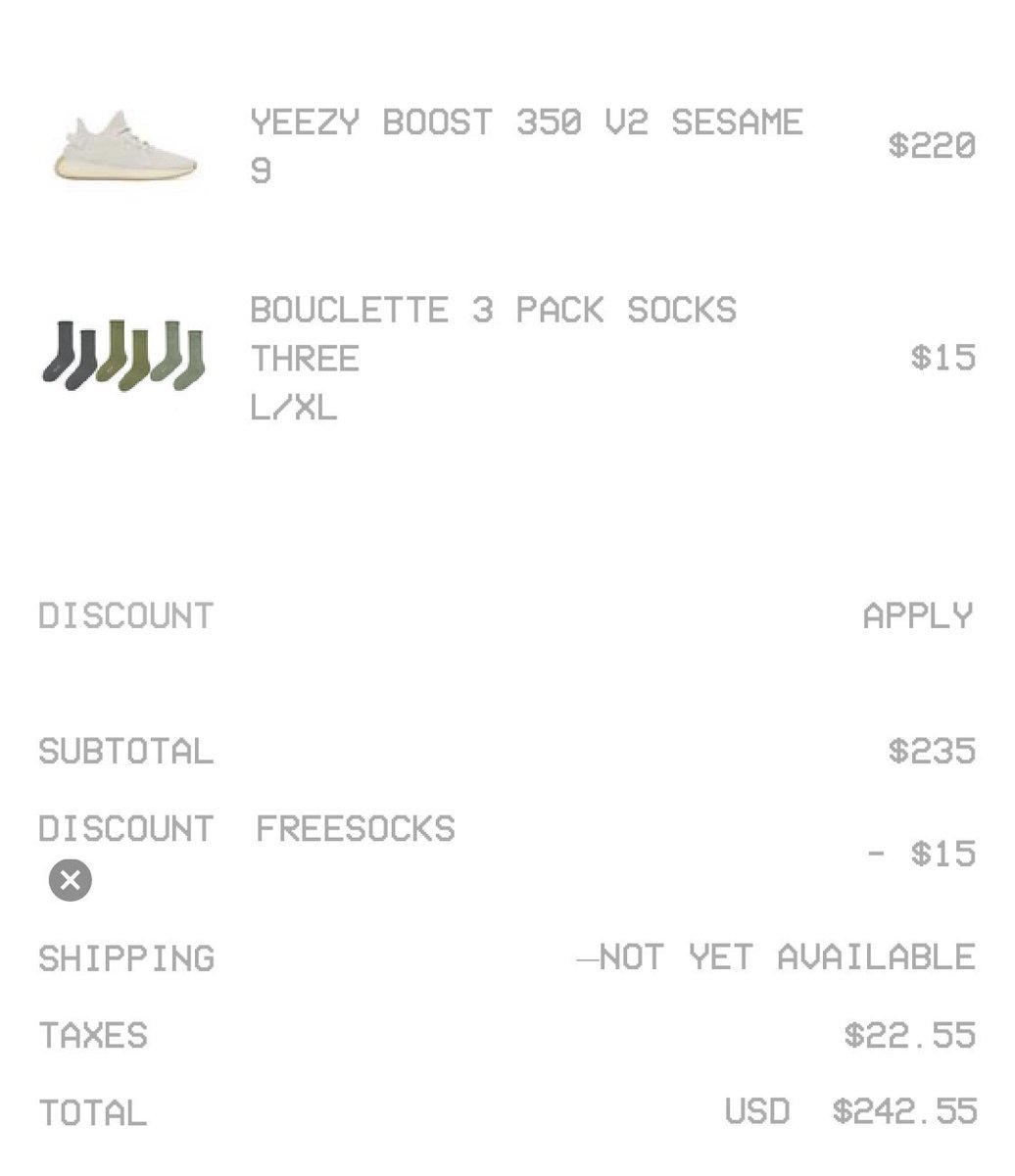 yeezy supply discount code