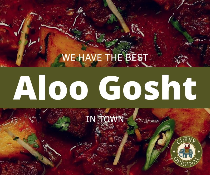 Aloo Gosht  is a meat curry, originating from the Indian subcontinent, and popular in Pakistani, Bangladeshi and North Indian cuisine. It consists of potatoes cooked with meat, usually lamb or mutton, in a stew-like short gravy! #CurryOriginal

#yumgk #ygk #kingstoneats #kingston