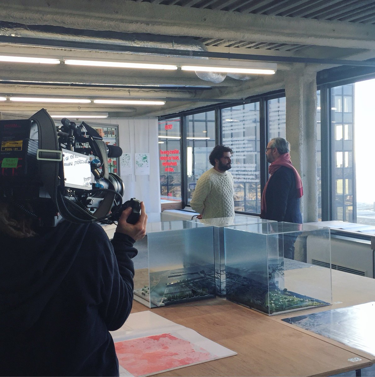 Talking about World Transformation to <a href="/VRT/">VRT</a>. Documentary 'Anders' to be aired on @canvastv in January 2019. Stay tuned! 
#youareherebrussels #iabr2018_2020 #wtc #brussels #worldtransformationcenter