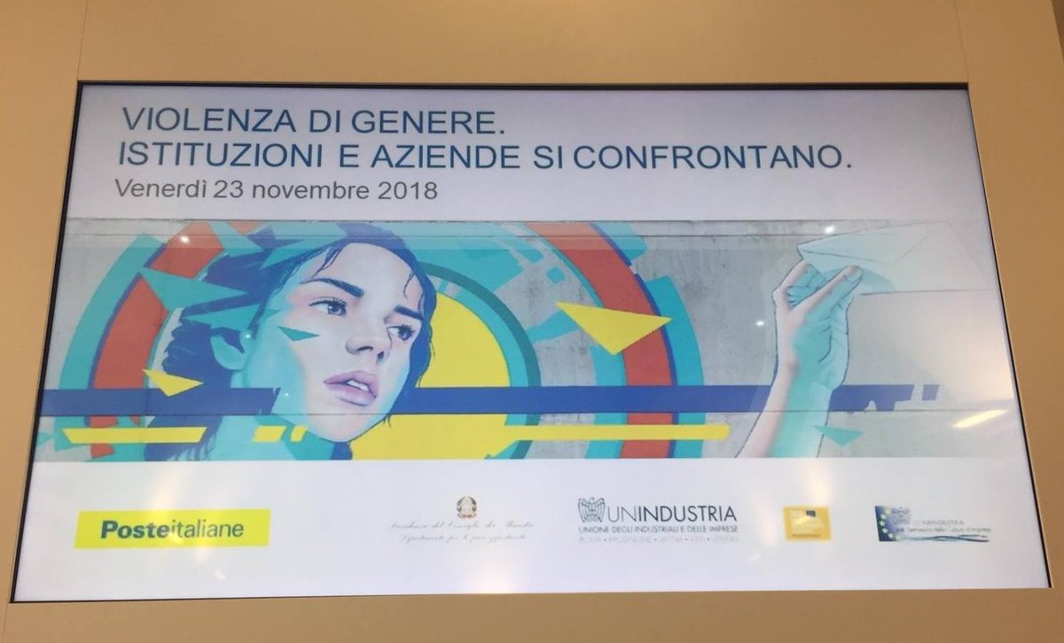 zs_zetaservice's tweet photo. G. O. La Barbera, coordinatrice scientifica del #ProgettoLibellula, è stata ospite di “Violenza di genere. Istituzioni e aziende si confrontano” organizzata da @PosteNews
Nuova occasione per parlar del primo network di aziende unite contro la violenza sulle donne.
#25novembre https://t.co/sBCicHSRNa