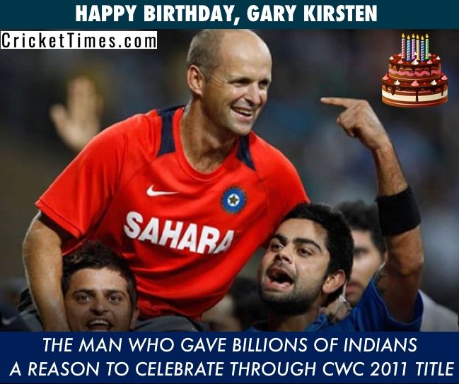 Happy Birthday, Gary Kirsten  