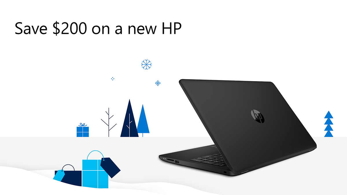 Need a do-everything device? From productivity to gaming, a slim, sleek new @HP fits the bill at a great price. Save up to $200 on HP: http://msft.social/V0XkBY #BlackFriday