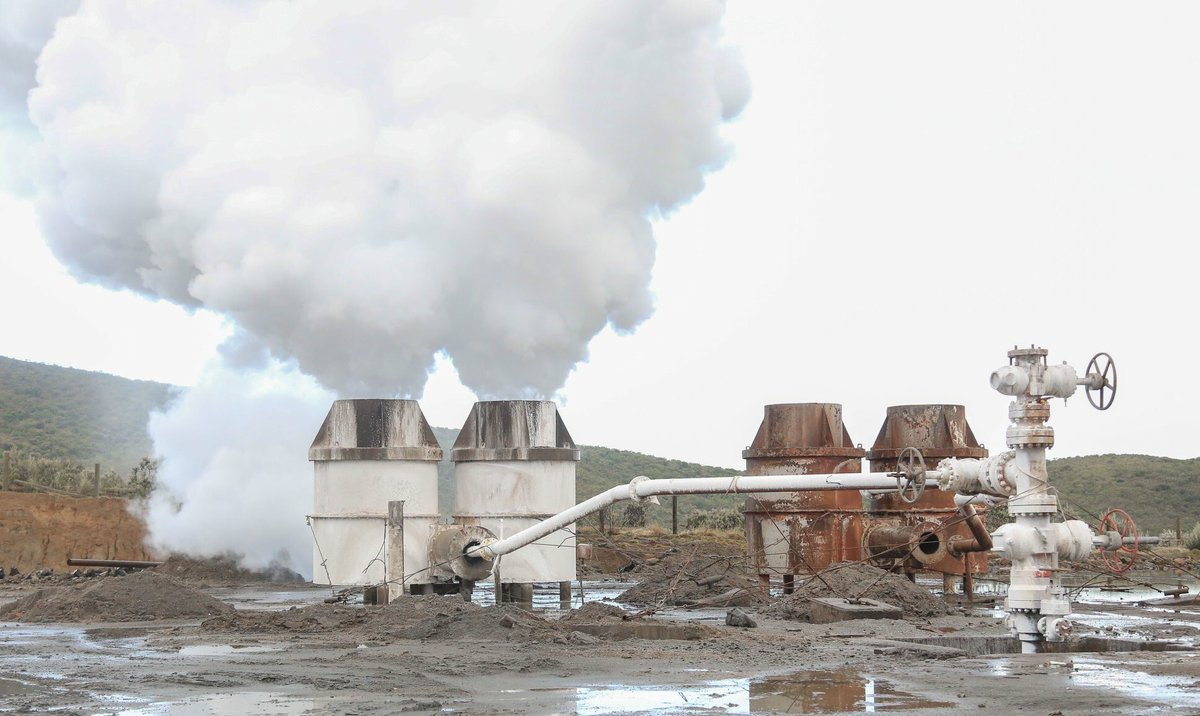 On completion, this well in Olkaria that is nearly 3 kilometres deep is expected to generate 10MW of electricity #GoKDelivers ^LC