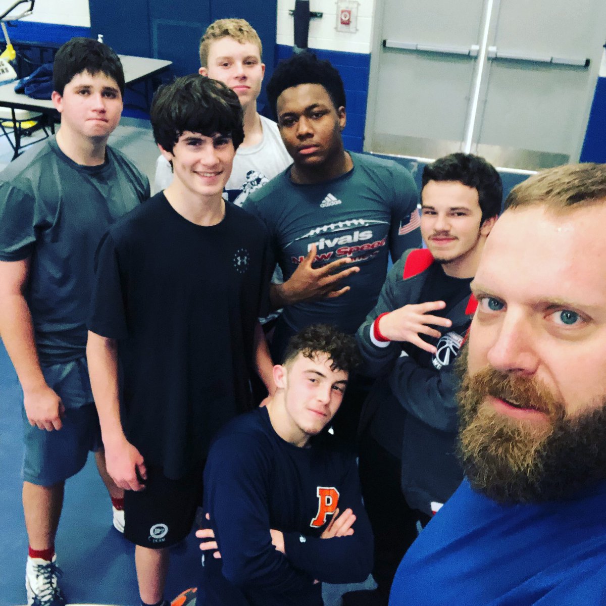 PotomacGrapples's tweet photo. The post-turkey day tussle. We’re in here grinding! Every day is a great day to #growyourgrit https://t.co/U43SaW9U1x