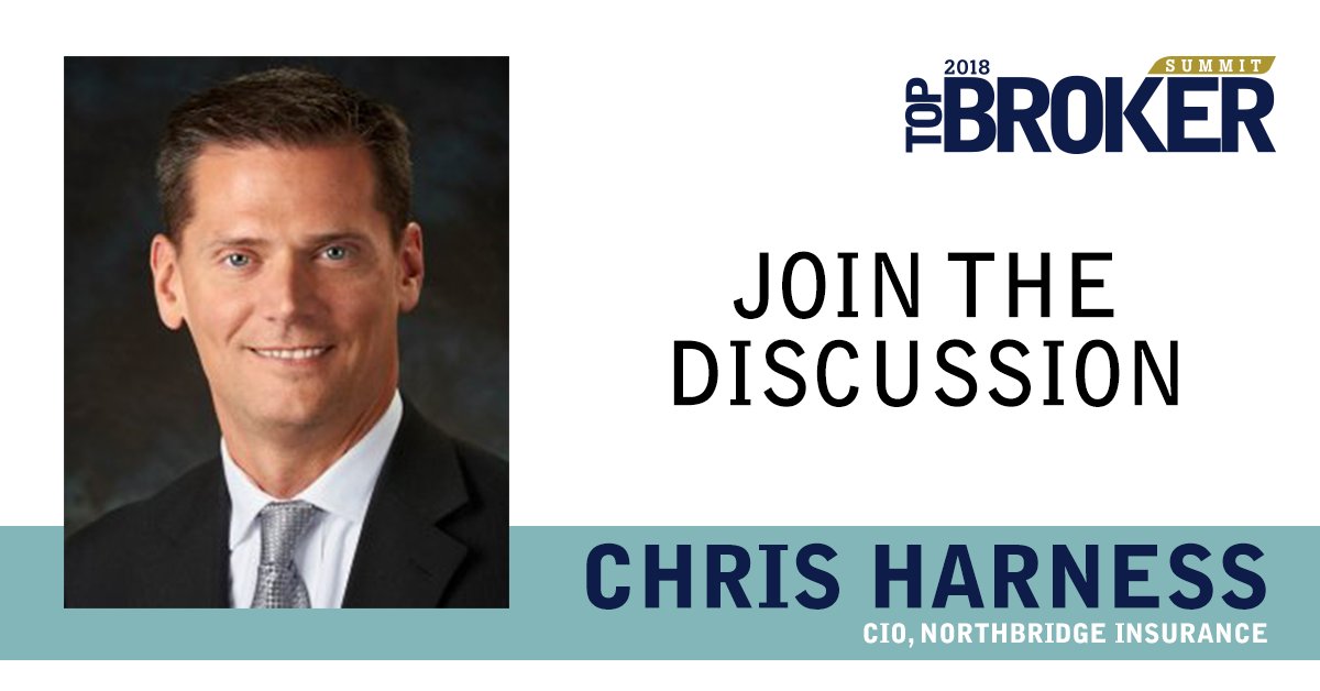 Chris Harness will be part of this year's #TopBrokerSummit on Monday! Chris provides strategic oversight for all information technology services and solutions at Northbridge, delivering an exceptional service experience. Register for the Summit today buff.ly/2JxamDU