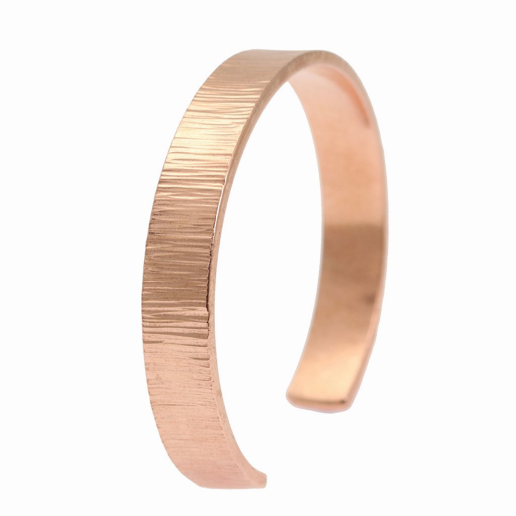 Striking 10mm Wide Chased Copper Cuff Listed on #JohnSBrana #Handmade #Style johnsbrana.com/products/10mm-…