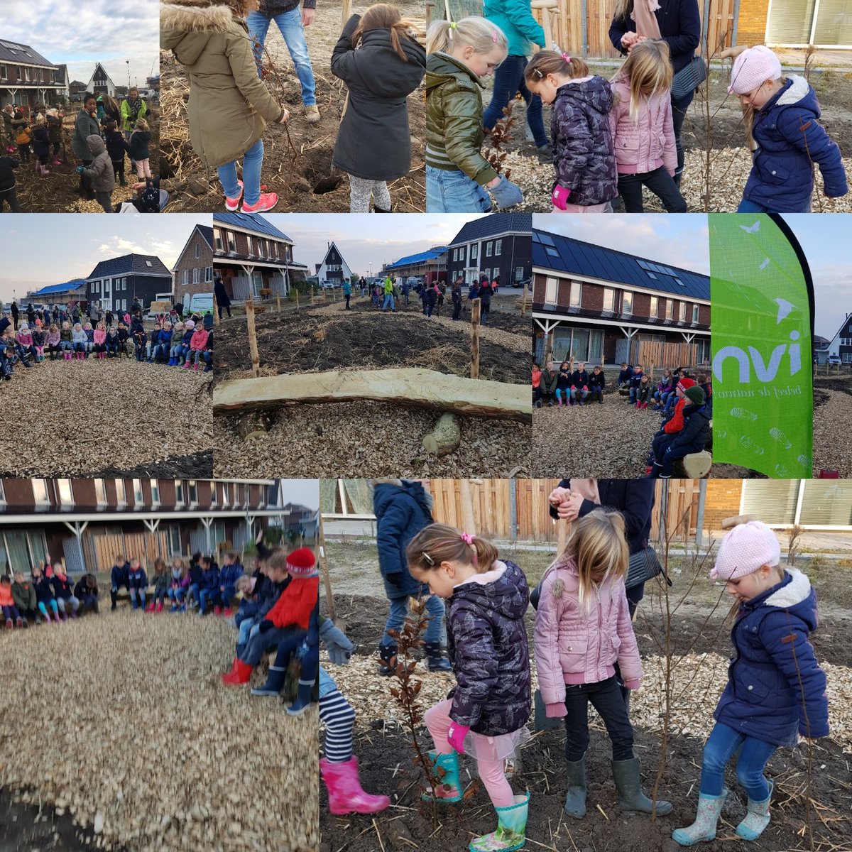 2e Tiny Forest aangelegd in Nobelhorst #Universum#ASG#Sterrenrijk#Verwondering#Prisma#SchoolCampusNobelhorst
