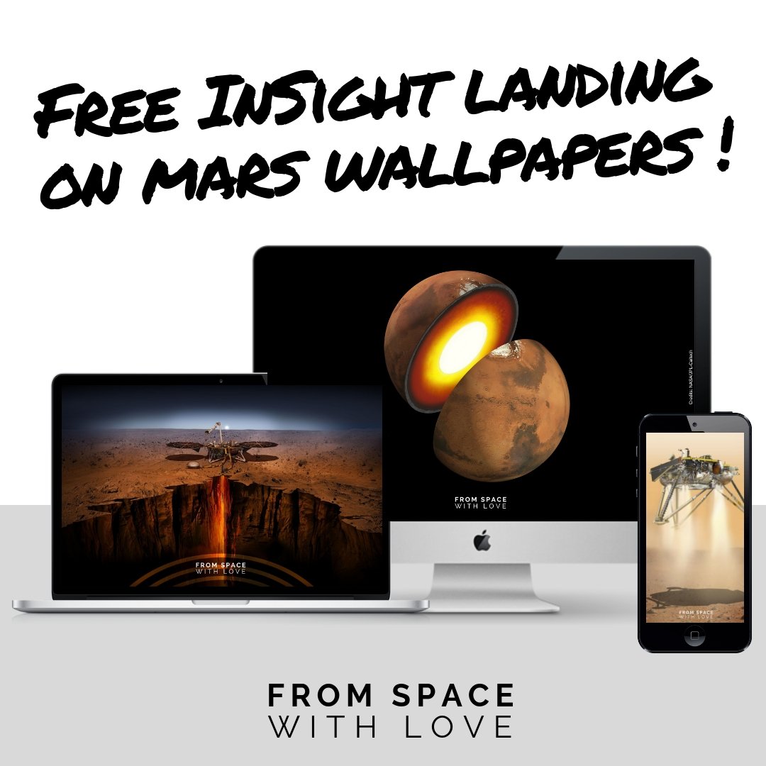 FromSpaceWLove's tweet photo. ⭐Subscribe to our free newsletter before tuesday to download wallpapers & Facebook covers of InSight landing on Mars !
👉https://t.co/esd27r1J3s
RT please !
#insight #insightnasa #nasainsight #mars #marslanding #space #wallpaper #spacex #elonmusk Credit : #nasa/jpl-Caltech https://t.co/mh8X2T4iGA
