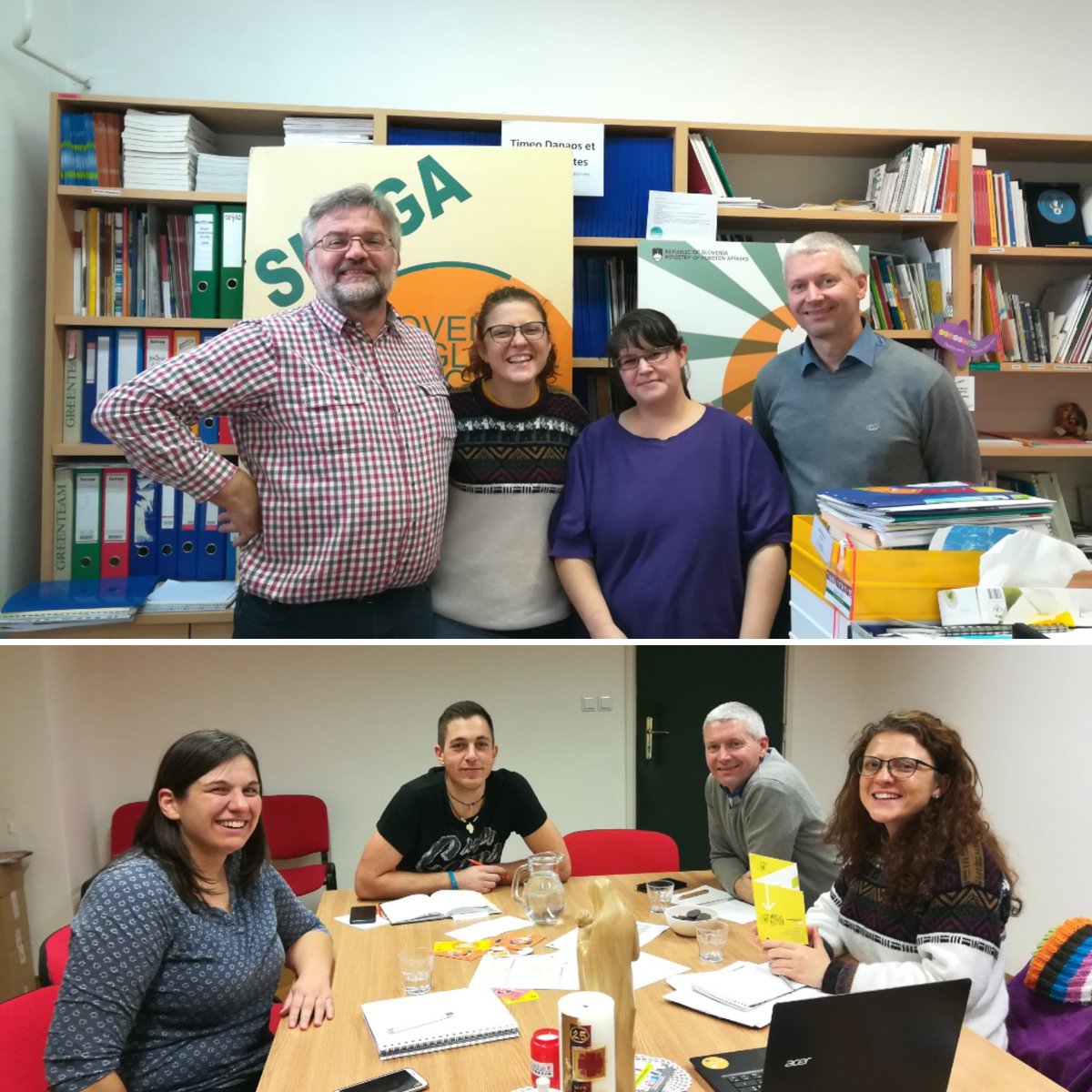 AliceJT2's tweet photo. Today was the last day of our #staffexchangemeeting in #Slovenia at @Sloga_Platform office within the #moreandbetter TA project, with the aim of strengthen capacity in humanitarian aid and #EUAV programme of new sending organization! https://t.co/ekWboe0Ncw