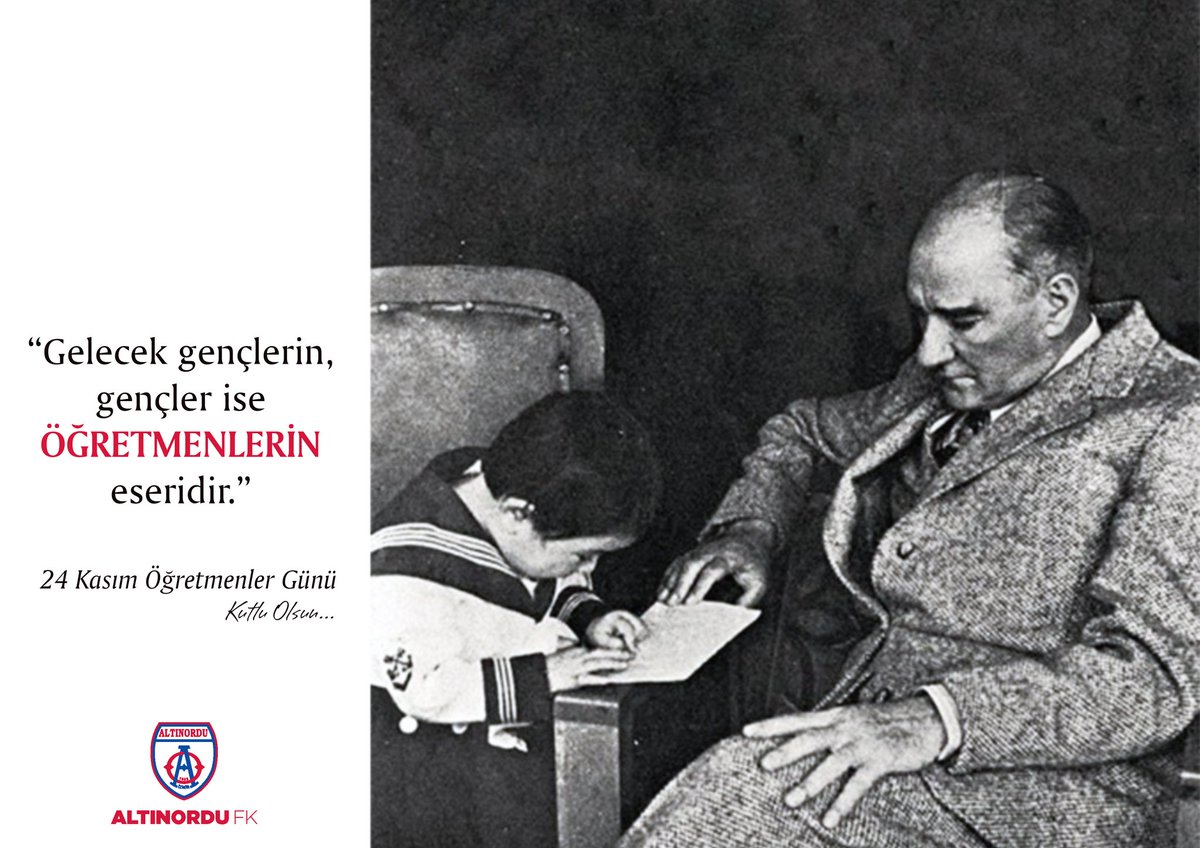 Herkesin bir ilk öğretmeni var...

#24KasımÖğretmenlerGünü kutlu olsun...