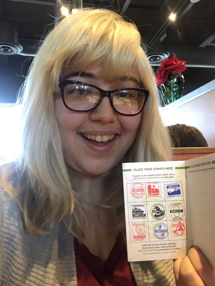 birdiefungi's tweet photo. I finished my #ECCCPassport19 !!! <3 here’s hoping for the tickets!! https://t.co/k1hoHaKu2a