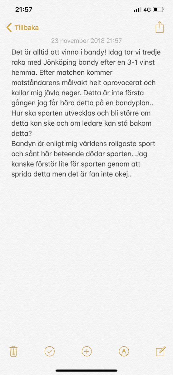 Ifall nån bandyintresserad vill läsa om kvällens match så kan ni få göra det...