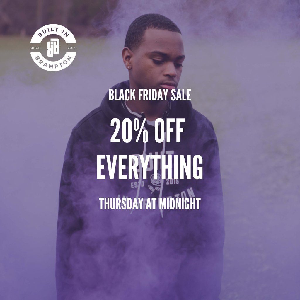 LABBrampton's tweet image. BLACK FRIDAY SALE ALERT! 20% Off Everything — CODE:SAVE20BF. Support A Young Ones Collection. Visit builtinbrampton.ca!