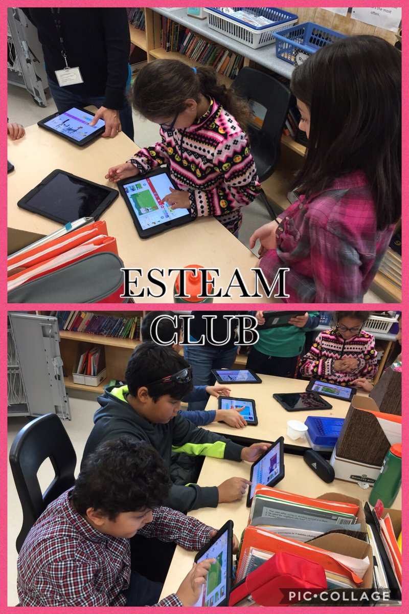 BearsESTEAM's tweet photo. Today, with the help of our grade 6 friends, we worked on completing various coding challenges using @ScratchJr. #bearshelpingbears #dpSTEM https://t.co/t1koOGAC4I