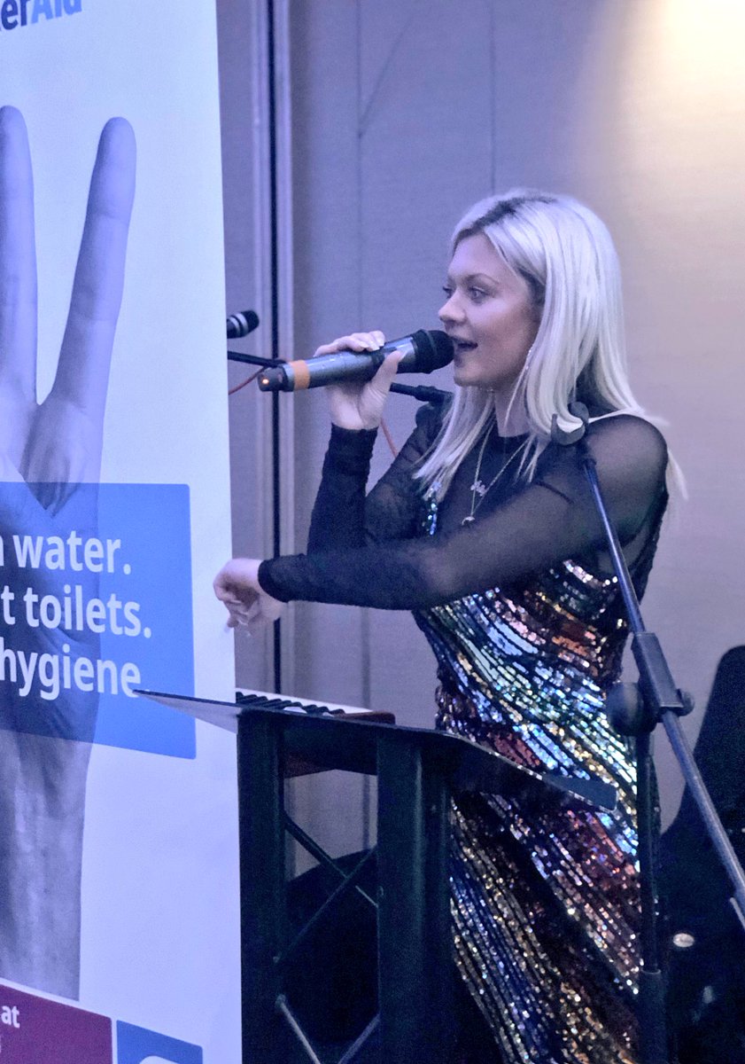 I haven’t gone for milk down the garage, I’m actually hosting the @WaterAidUK Winter Ball for @DwrCymru at the @CardiffMarriott and what a pleasure it is indeed! Lovely bunch of people doing good things in the World 😁💦🌍🎤 #WaterAid