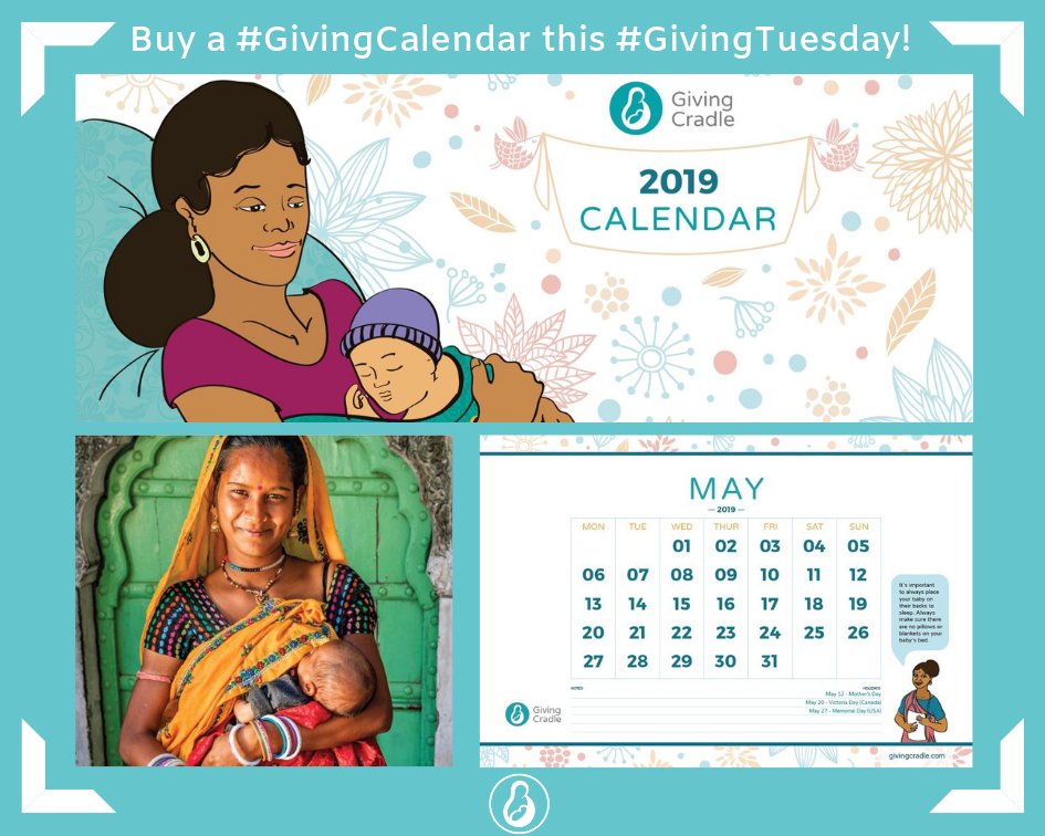 BarakatBundle's tweet photo. This #GivingTuesday we're releasing our 2019 #GivingCalendar! It's the gift that gives back for the expecting friend/family member in your life. Each calendar sold funds our nonprofit work with parents in rural communities in #India.
Get your #GivingCalendar this #GivingTuesday! https://t.co/Xt8ObVXljA