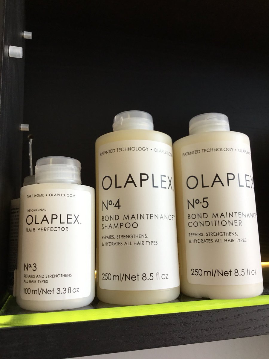 salonarmetta's tweet photo. Now offering the full Take Home Treatment to prevent and reduce breakage and leave hair stronger! Olaplex No. 3 + No.4 + No. 5!!! Start Repairing your hair at home today! 
#olaplex #olaplextreatment #olaplexlove #hairtreatment #hairrepair https://t.co/5C1aBYQoYN