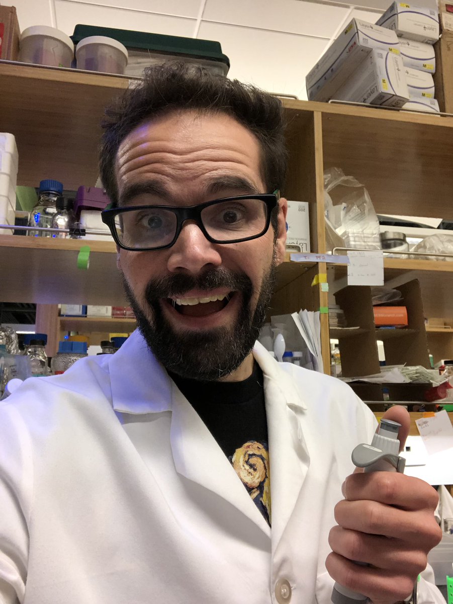 SBrinsmade's tweet photo. Best thing about Thanksgiving stay-cation: I can get into the lab to do experiments! #PIhands #phdlife #IHopeIDontBreakAnything #howDoesThisWorkAgain #MyGradStudentsAreShakingTheirHeadsAtMe https://t.co/JvVsP0cbzH