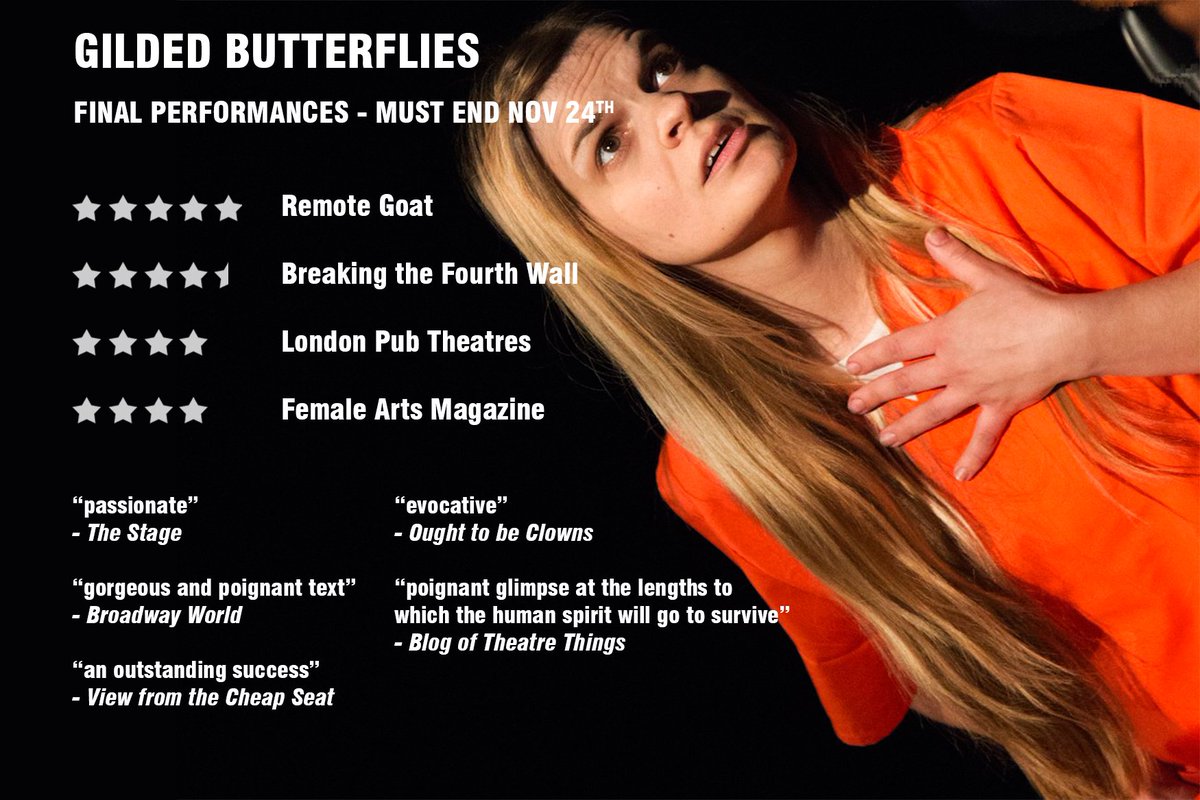 TormentedCas's tweet image. And that's our penultimate performance done.

Tomorrow is your final chance to catch critically acclaimed GILDED BUTTERFLIES ! Support female oriented work and book your tickets now!

thehopetheatre.com/productions/gi…