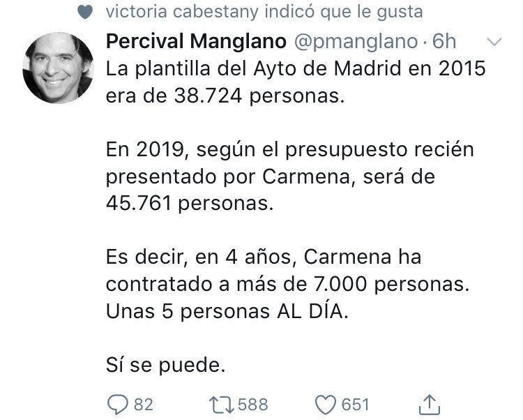 revistamongolia's tweet photo. @pmanglano Pues no tan mal no @pmanglano Perci? Más gente con trabajo y a la vez gastando menos dinero. Es claro (y demostrado) que vosotros os quedábais con la vuelta. https://t.co/ALYdQw3vSk