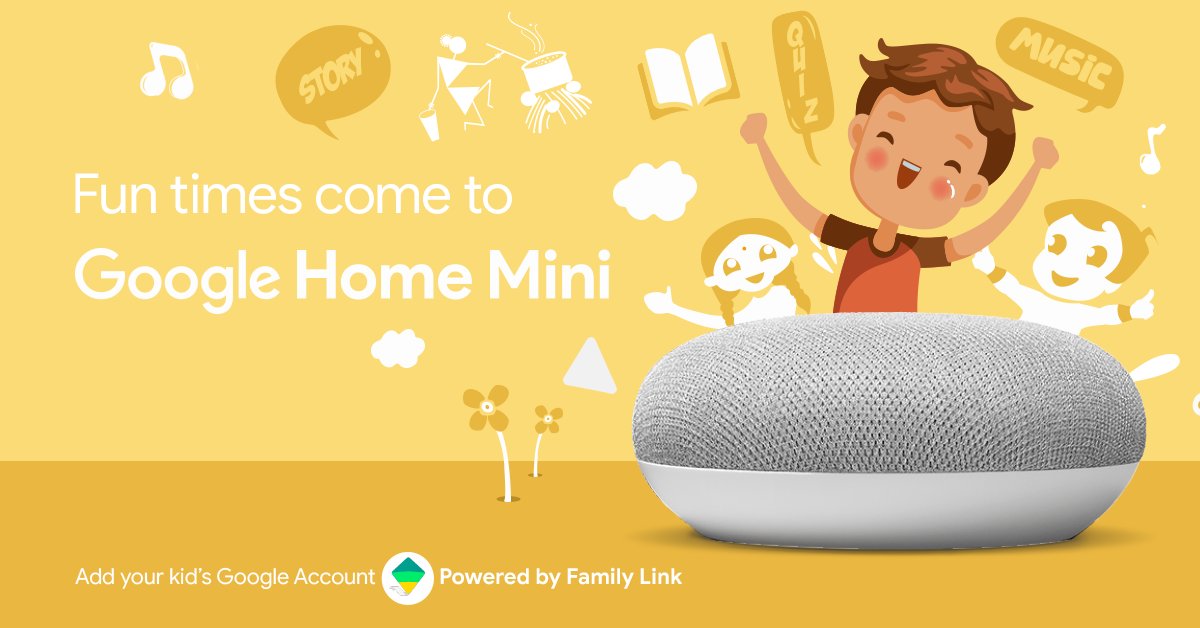 google home mini for kids