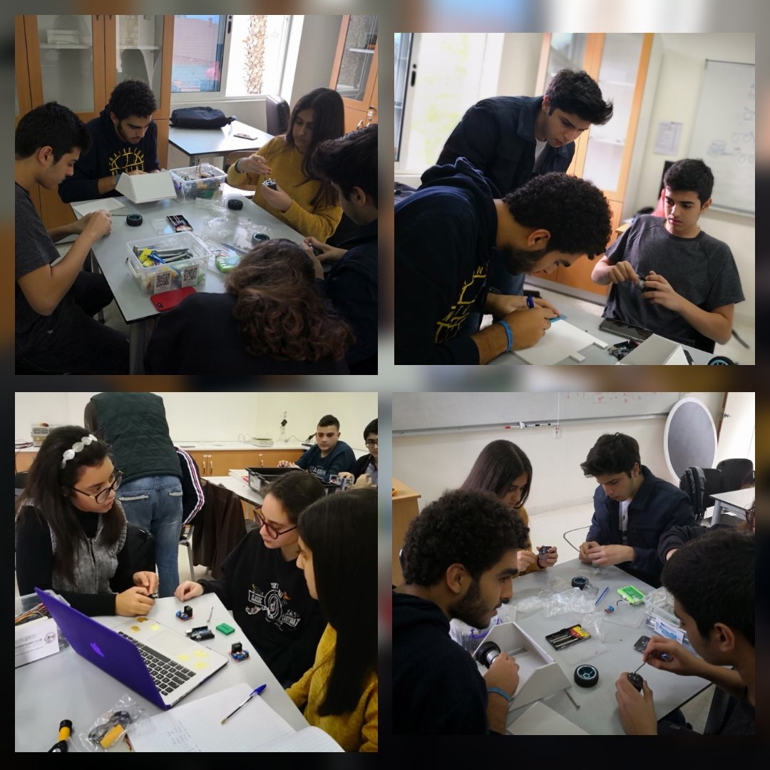 PhysicsRHHS's tweet photo. Students preparing for RHU Robotics Competition 2018-Sumo Category #Robotics #sumo #coding #STEM https://t.co/QA4ivn1zXr