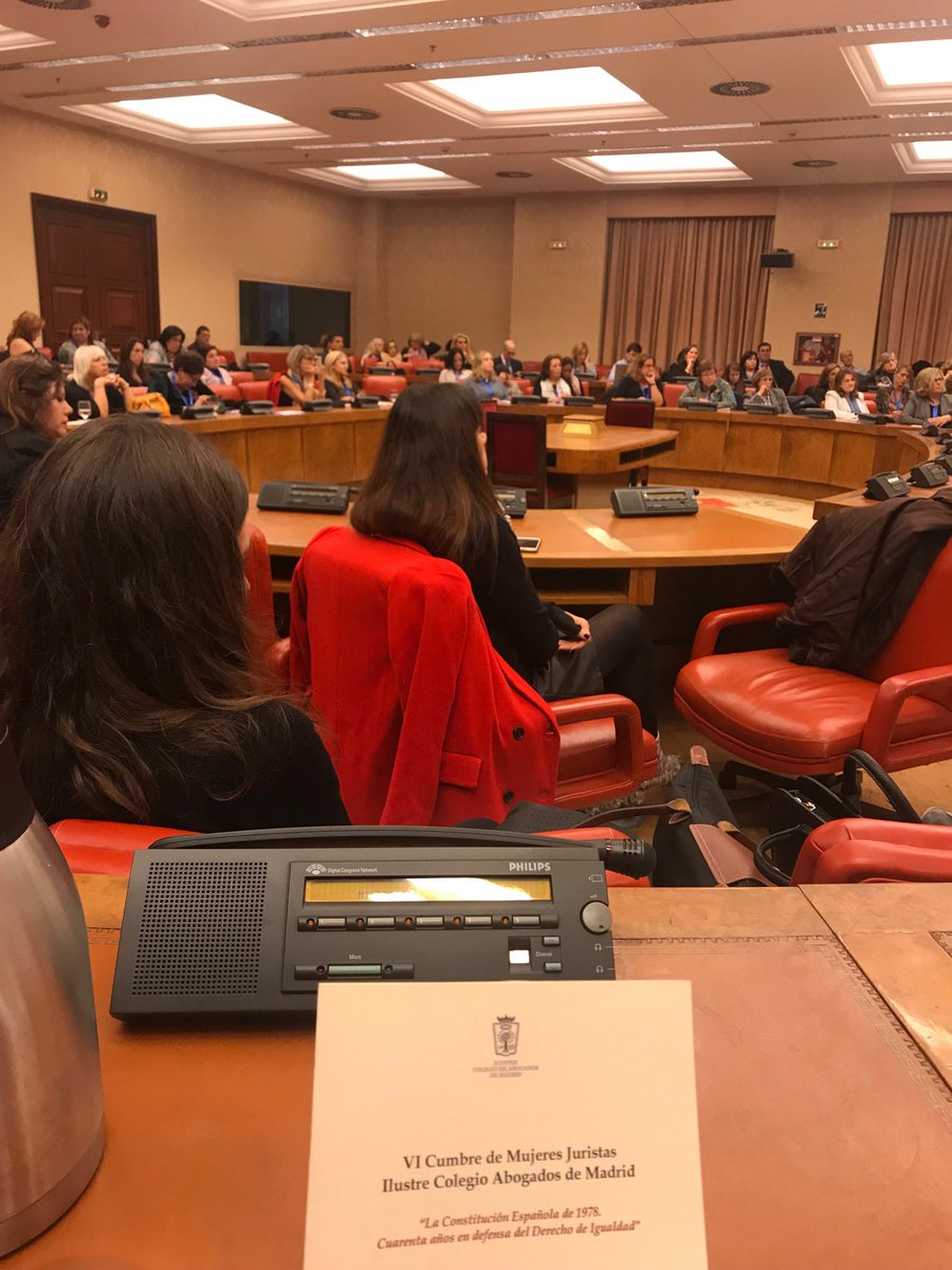 Clausura de la VI Cumbre de Mujeres Juristas del ICAM. Palabras del Decano “las mujeres deben ser partícipes de todas las decisiones (...) la igualdad está en la esencia más íntima y verdadera de la libertad”