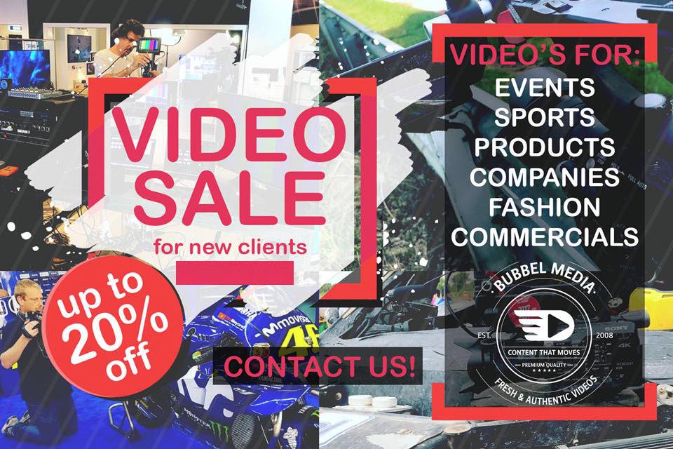 Bubbelmedia's tweet photo. Het is weer Fresh Friday! Bestel nu je #video 🎬 voor je bedrijf, product of event en krijg 20% korting! Meer views en interactie 📈 met videocontent. 🚀 https://t.co/eXBZJruNyF