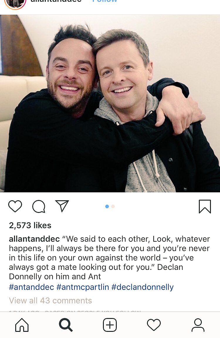 AbbyThompson13's tweet photo. OMG @antanddec literally melt my heart 😍😫😍😭 https://t.co/eWjnZGYbQd
