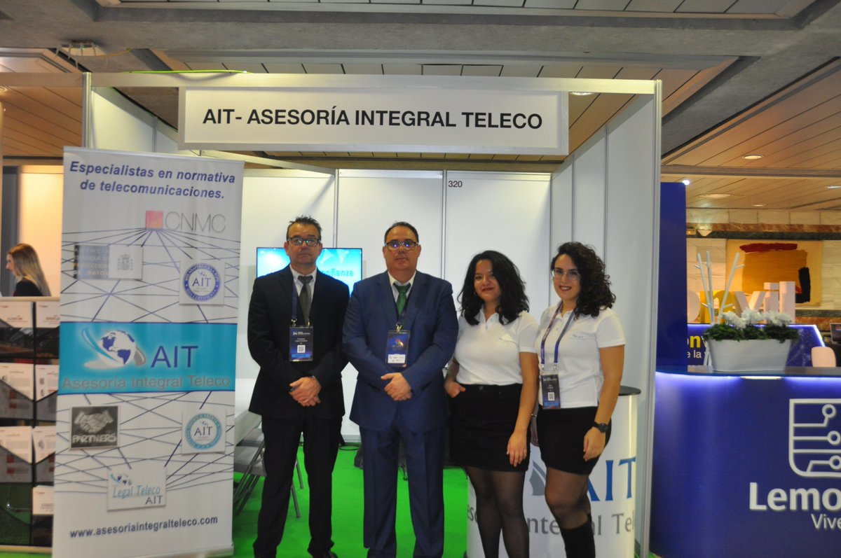 IntegralTeleco's tweet photo. Finalizada la 34 edición de la feria tecnológica de Acutel, desde AIT sólo podemos daros la gracias a todos los que pasasteis a visitarnos a nuestro stand. ¡Nos vemos en la próxima edición! #Acutel2018 https://t.co/qglisXbQzB