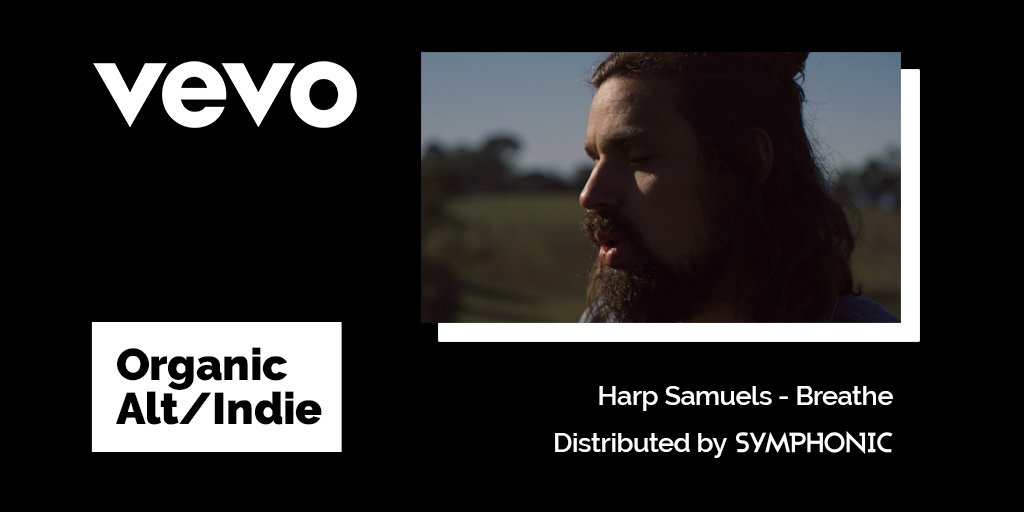 symphonicdist's tweet photo. Thanks @Vevo for including @HarpSamuels' music video "Breathe" in your Organic Alt/Indie playlist. 🙌 Watch it here // https://t.co/9ioozEzD9i https://t.co/BtGv0r72Uq