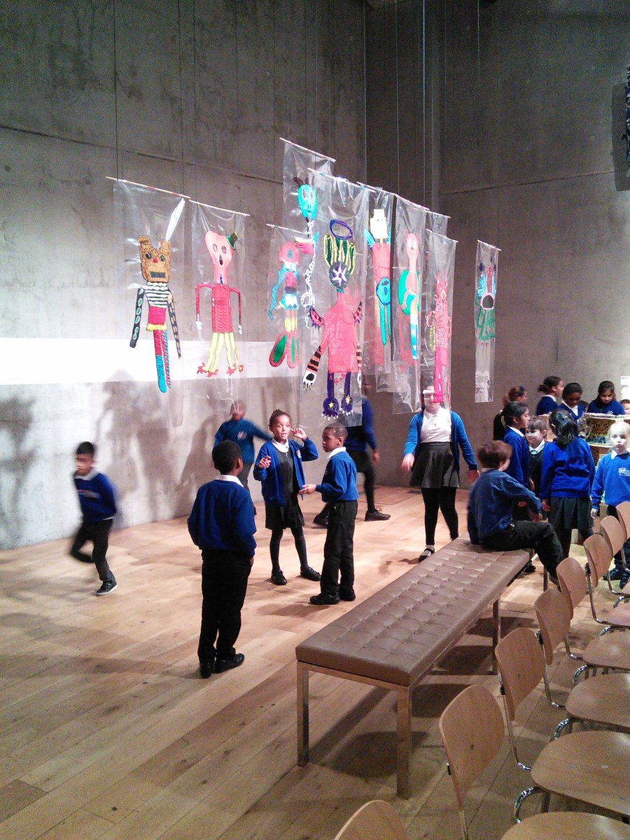SouthwoldSchool's tweet photo. Year 5 had an amazing time @Nottm_Contemp for the grande finale of their art project. We have been so privileged to work again with the wonderful team as part of the #GarciaProject. Many thanks to our artist, Charlotte, for inspiring so many of our children 😀🎨🖼 https://t.co/5yhwPYIBr4