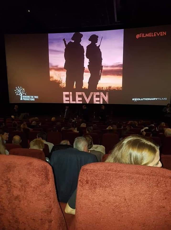 " Eleven " That good looking silhouette on the left is me by the way Chaps x