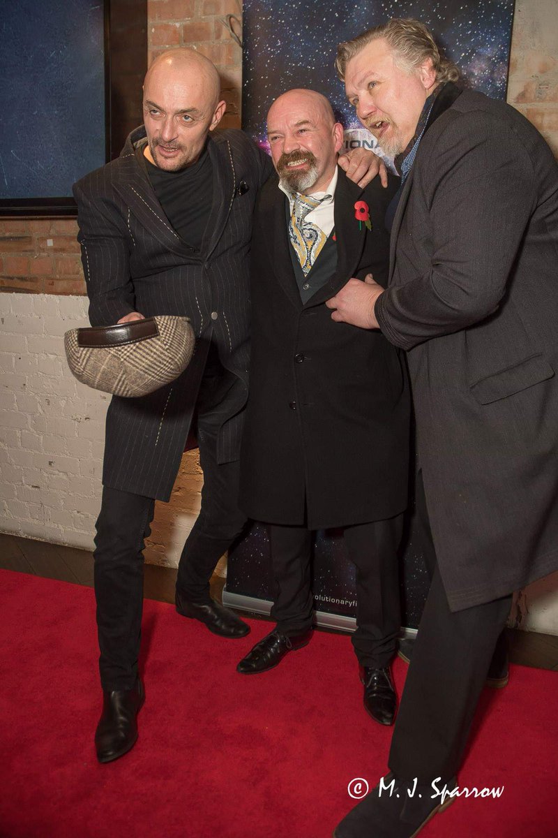 " Eleven " The world war one  Premier in London with Sean Cronin ( Director)and Rock salt ( writer ) and as Bowie says I am the man in the middle . I have since signed with Rocks  HALLITE Films. Exciting Times ahead chaps .  Rock is one hell of a Guy and one hell of a writer x