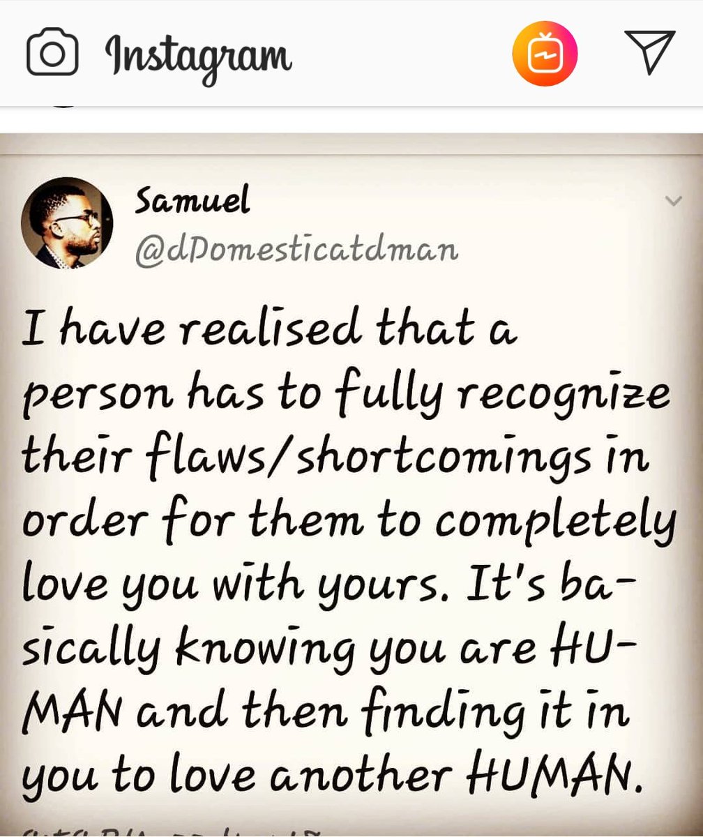 Be human enough to acknowledge all you are!