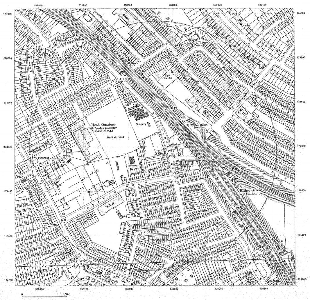 Following on from last Fridays 1896 map, here is Hither Green in 1916 - it essentially looks the same now doesn't it! You can still see our cinema HQ at St Swithuns Hall on the central left of the map. 

Our Christmas screenings will be there on Saturday Dec 8th :-)
