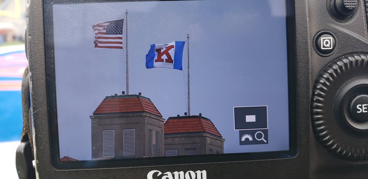 ChrisNeal89's tweet photo. @themattgalloway Update: KU flag as been put back.. https://t.co/jtobPeDtKX