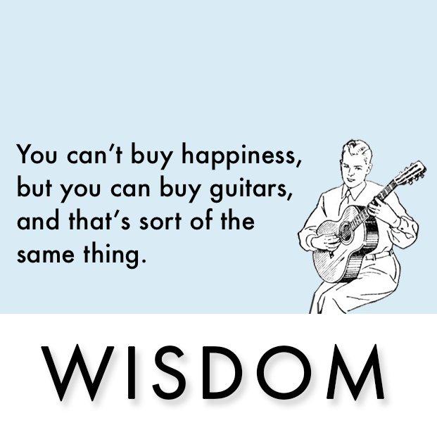 🎩 Wisdom.... #guitar #meme