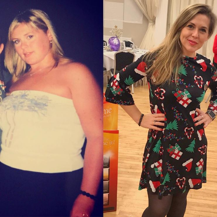 SlimmingWorld's tweet image. #SWConsultant Suzi (init_forthe_longrun_sw on Instagram) has really been getting into the holiday spirit! She recently slipped into this festive frock to rock around the Christmas tree with her #SlimmingWorld members! #Slim4Xmas