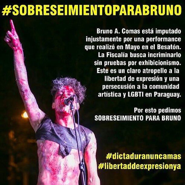chinchillaudaz's tweet photo. #SobreseimientoParaBruno #DictaduraNuncaMás #LibertadDeExpresiónYA https://t.co/jZgabNeL8Q