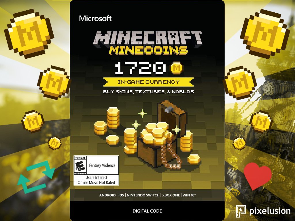 PixelusionMC's tweet image. 🎁🤑 MINECOINS GIVEAWAY 🤑🎉

Take your chance and win 1720 Minecoins to purchase your favourite content on the #minecraftmarketplace!

TO ENTER:
♻️❤️ RT+Like this Tweet
👉 Follow @bidule995 &amp;amp; @PixelusionMC 

Results on Dec. 10th!
#minecraft #minecoins #blackfriday #xbox