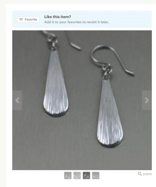Feature Article Designer Mini Chased Aluminum Earrings Offered by #EtsyGifts... myhandmadejewelry.tumblr.com/post/179998164…