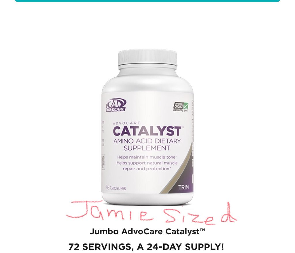 JamesMastriano's tweet image. Love it when Advocare comes out with the Jamie Sized Product Line. 😜#jumbosized #bcaa&apos;s