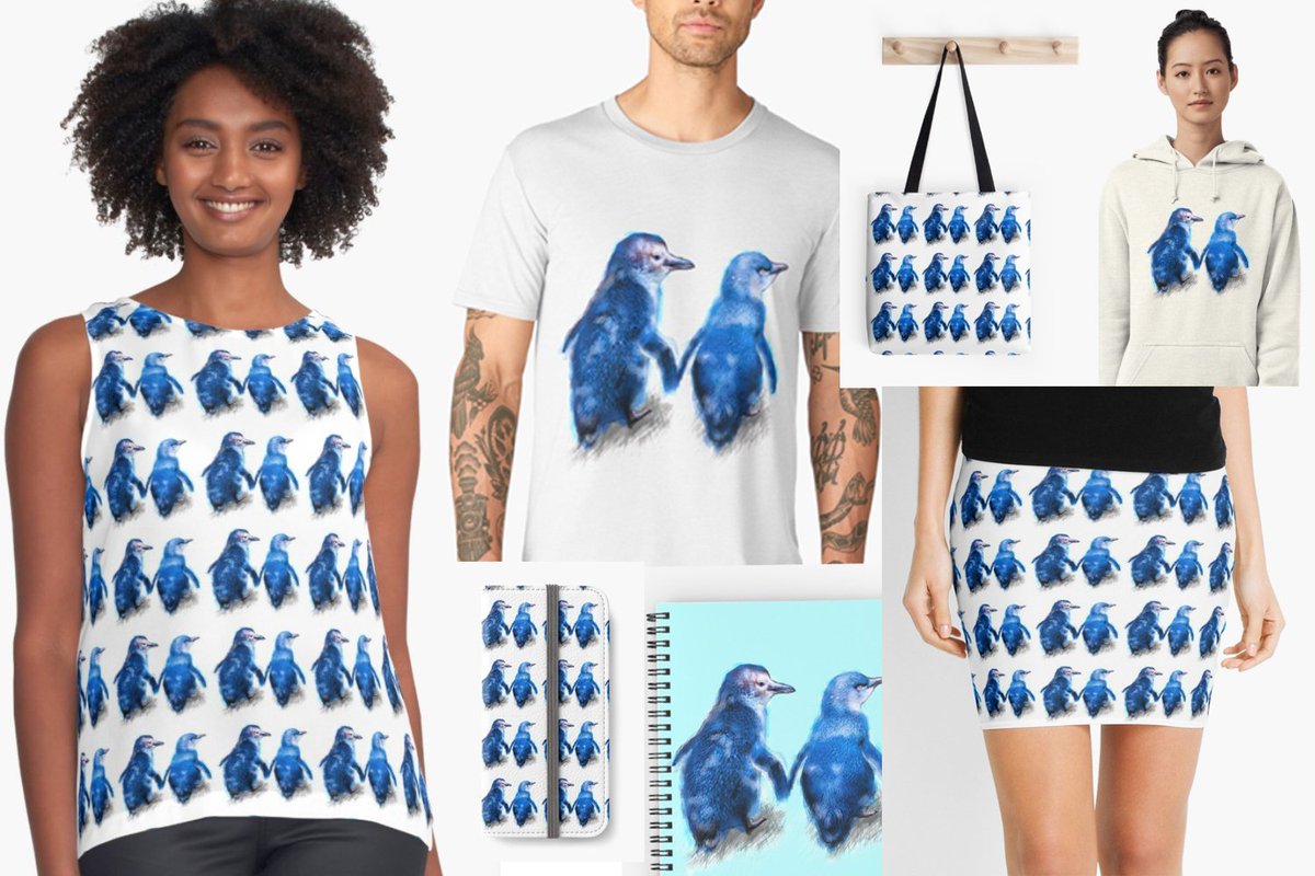 radocation's tweet photo. New collection of Blue Little Penguin design on @redbubble, check on https://t.co/VR86Otb77m  #art #Penguins #redbubble Have a beautiful weekend! https://t.co/osT2Axoa0O