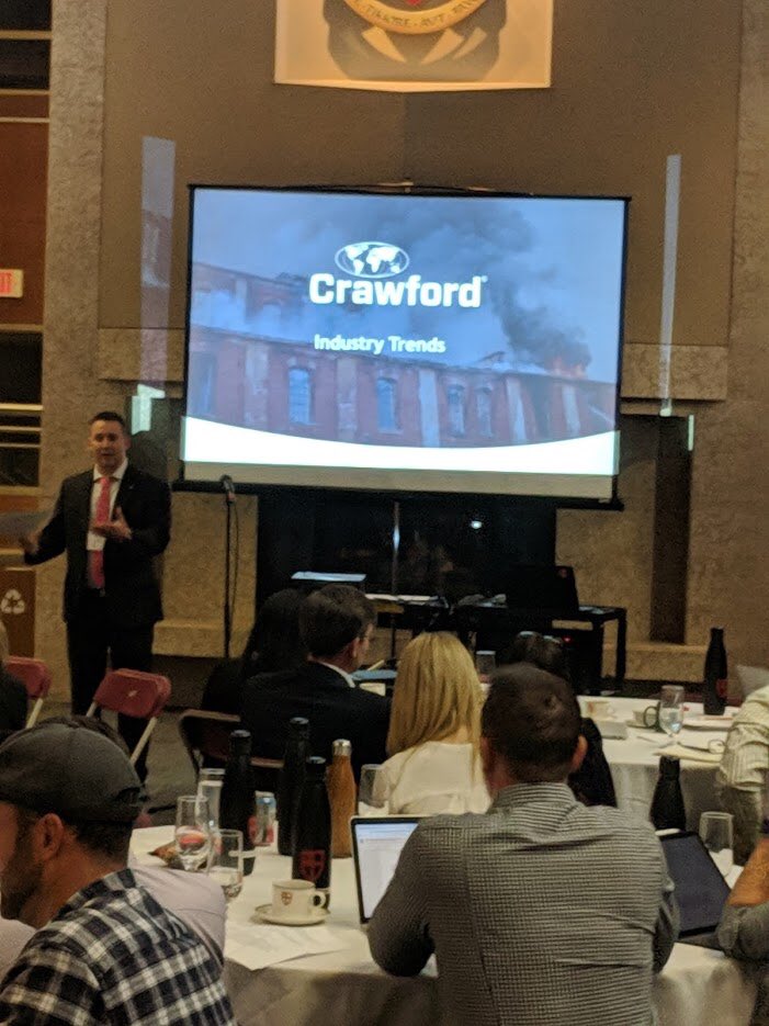 kellygjalbert's tweet photo. ⁦@Crawford_News⁩ ⁦@Crawford_Canada⁩ ⁦@CrawfordComply⁩ William Slade from our Vancouver branch delivering a talk on liability at 2018 Risk Management conference hosted by https://t.co/RJTx9Mv9Rc’s School https://t.co/P435N5UGiD