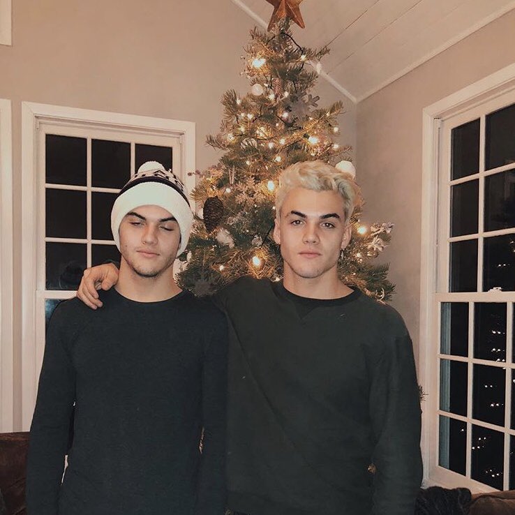 dolanbiebsx's tweet photo. The twins at Christmas makes my heart happy ☺️😍🎄 https://t.co/Nt0JBnyrc0