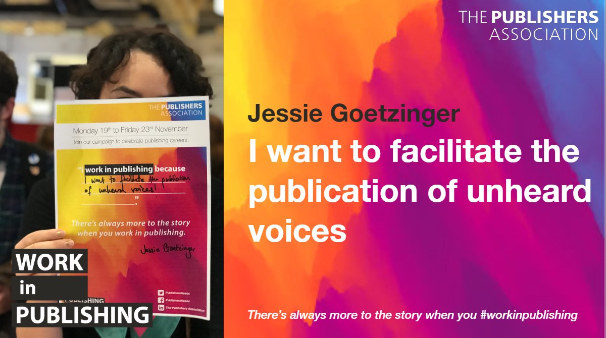 PublishersAssoc's tweet photo. Many thanks to Jessie for talking to us at the #SYPconf18 last weekend! Don't miss your last chance to win a Full Membership to the @SYP_UK. Follow @PublishersAssoc and tell us why you want to #workinpublishing by midnight to enter our competition https://t.co/O7gqCBBkhp https://t.co/dnchWTZ1Mg