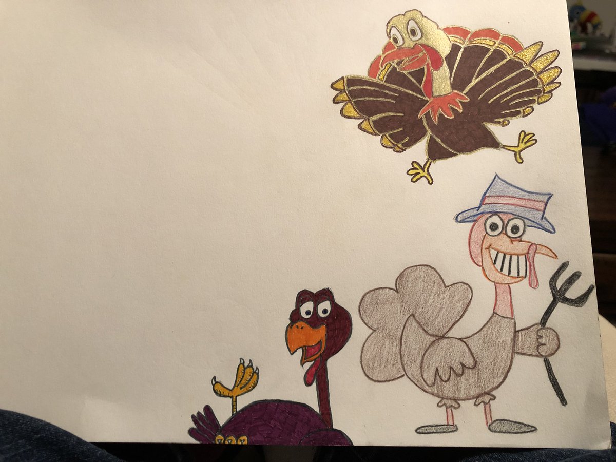 So far we’ve got some happy turkeys on this page. #turkeyaday18
